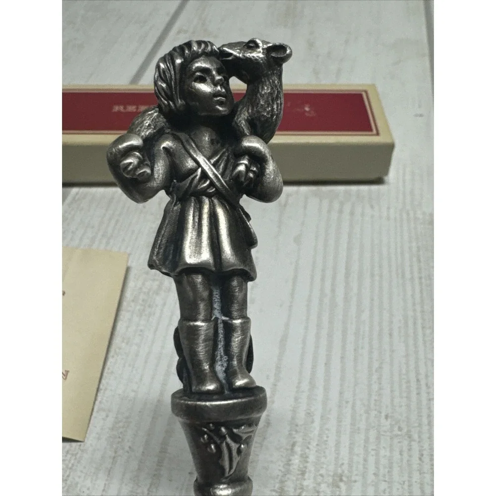 Vintage Reed & Barton Children of Christmas 1984 The Shepherd Boy Spoon in box